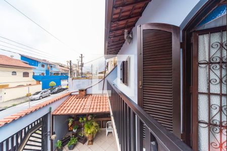 Varanda da Sala de casa à venda com 3 quartos, 230m² em Vila Curuca, Santo André