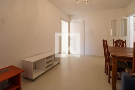 Sala de apartamento para alugar com 1 quarto, 58m² em Harmonia, Canoas