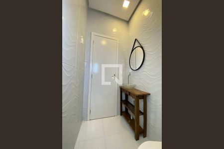 Banheiro de kitnet/studio para alugar com 1 quarto, 35m² em Guarani, Novo Hamburgo