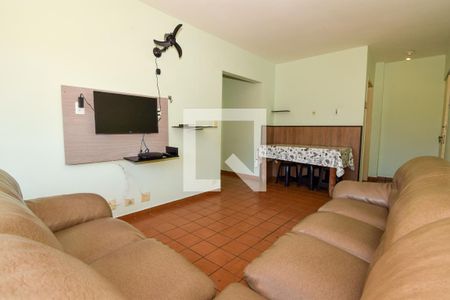Sala de apartamento para alugar com 1 quarto, 68m² em Jardim Las Palmas, Guarujá