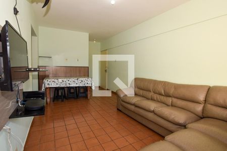 Sala de apartamento para alugar com 1 quarto, 68m² em Jardim Las Palmas, Guarujá