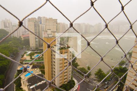 Vista da Varanda Gourmet de apartamento para alugar com 3 quartos, 117m² em Jardim Asturias, Guarujá