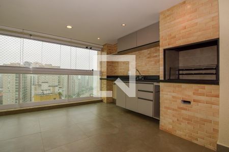 Varanda Gourmet de apartamento para alugar com 3 quartos, 117m² em Jardim Asturias, Guarujá