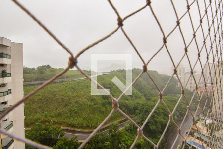 Vista da Varanda Gourmet de apartamento para alugar com 3 quartos, 117m² em Jardim Asturias, Guarujá