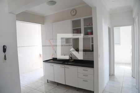Sala / cozinha de apartamento para alugar com 3 quartos, 80m² em Canto do Forte, Praia Grande