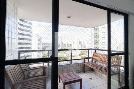 Varanda da Sala de apartamento para alugar com 3 quartos, 78m² em Casa Amarela, Recife