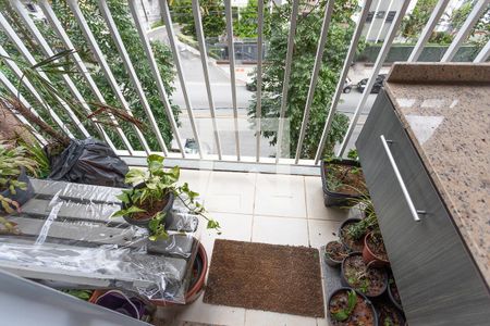 Varanda da Sala de apartamento à venda com 3 quartos, 69m² em Centro, Diadema