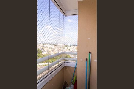 Varanda da Sala de apartamento à venda com 2 quartos, 57m² em Conjunto Residencial Pombeva, São Bernardo do Campo