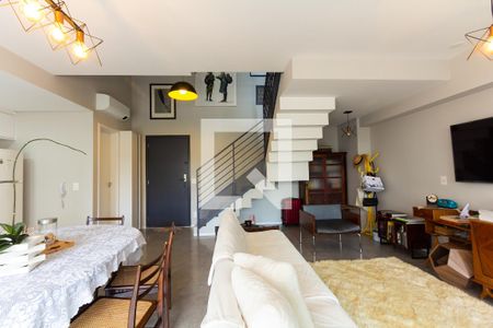 Sala/Cozinha de apartamento à venda com 2 quartos, 112m² em Itaim Bibi, São Paulo