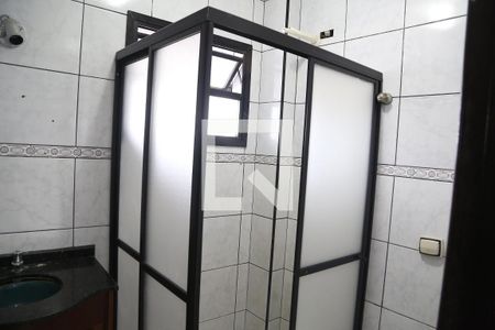 Banheiro Social de apartamento para alugar com 1 quarto, 63m² em Vila Assuncao, Praia Grande