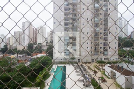 Vista da varanda de apartamento à venda com 2 quartos, 68m² em Vila Praia, São Paulo
