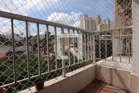 Varanda da Sala de apartamento à venda com 3 quartos, 74m² em Jardim Monte Kemel, São Paulo