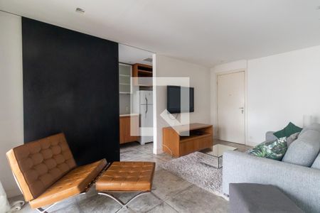 Sala de apartamento à venda com 1 quarto, 55m² em Jardim Paulista, São Paulo