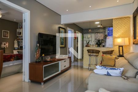 Sala de apartamento para alugar com 2 quartos, 60m² em Boqueirão, Santos