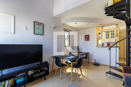 Sala de apartamento para alugar com 1 quarto, 57m² em Cambuí, Campinas