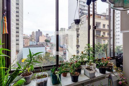 Varanda de kitnet/studio à venda com 1 quarto, 40m² em Bela Vista, São Paulo