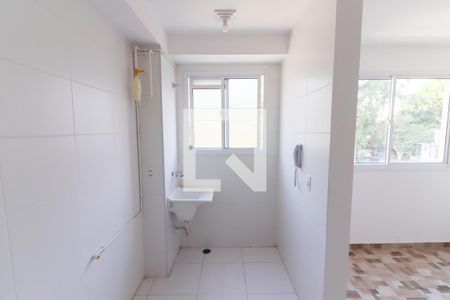 Sala - Cozinha - Lavanderia de apartamento para alugar com 2 quartos, 45m² em Jardim Esmeralda, São Paulo