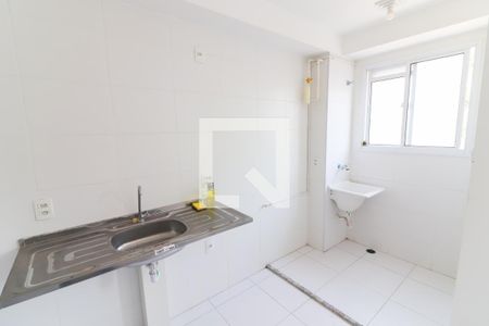 Sala - Cozinha - Lavanderia de apartamento para alugar com 2 quartos, 45m² em Jardim Esmeralda, São Paulo