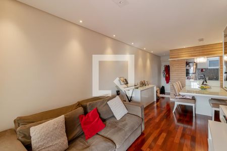 Sala de Estar de apartamento à venda com 3 quartos, 82m² em Vila Gumercindo, São Paulo