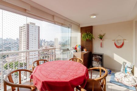 Varanda gourmet de apartamento à venda com 3 quartos, 82m² em Vila Gumercindo, São Paulo