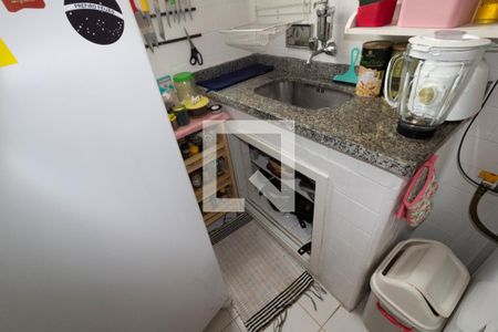 Cozinha de apartamento à venda com 1 quarto, 45m² em Botafogo, Rio de Janeiro