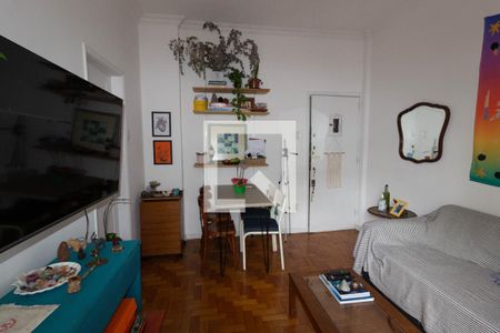 Sala de apartamento à venda com 1 quarto, 45m² em Botafogo, Rio de Janeiro