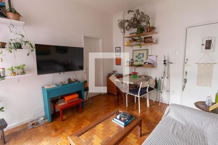 Sala de apartamento à venda com 1 quarto, 45m² em Botafogo, Rio de Janeiro