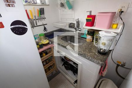 Cozinha de apartamento à venda com 1 quarto, 45m² em Botafogo, Rio de Janeiro