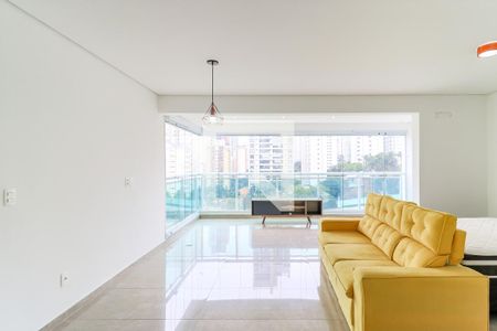 Sala/Quarto de apartamento para alugar com 1 quarto, 50m² em Campo Belo, São Paulo