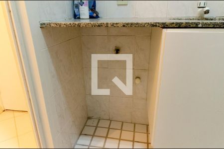 Banheiro - Detalhe de kitnet/studio para alugar com 1 quarto, 22m² em Botafogo, Rio de Janeiro