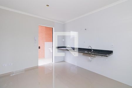 Sala e Cozinha de apartamento à venda com 1 quarto, 42m² em Vila Nivi, São Paulo