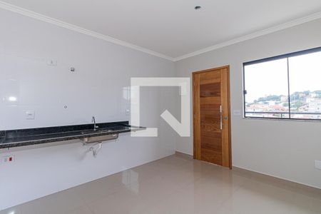 Sala e Cozinha de apartamento à venda com 1 quarto, 42m² em Vila Nivi, São Paulo