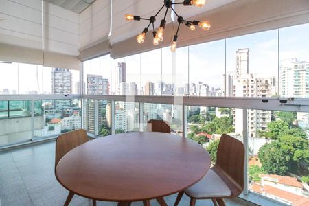 Varanda de apartamento à venda com 1 quarto, 90m² em Paraíso, São Paulo