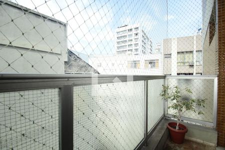 Varanda da Sala de apartamento à venda com 2 quartos, 86m² em Laranjeiras, Rio de Janeiro