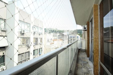 Varanda da Suíte de apartamento à venda com 2 quartos, 86m² em Laranjeiras, Rio de Janeiro