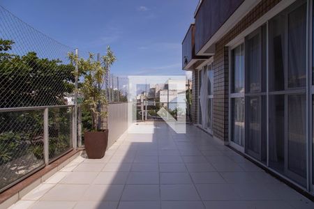 Varanda da sala de apartamento à venda com 4 quartos, 306m² em Recreio dos Bandeirantes, Rio de Janeiro