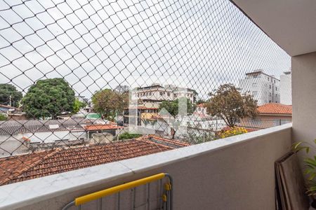 Varanda da sala  de apartamento à venda com 3 quartos, 70m² em Planalto, Belo Horizonte