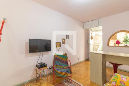 Sala de apartamento à venda com 1 quarto, 42m² em Cristal, Porto Alegre