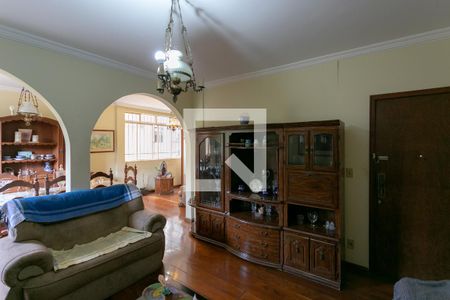 Sala de apartamento à venda com 4 quartos, 200m² em São Pedro, Belo Horizonte