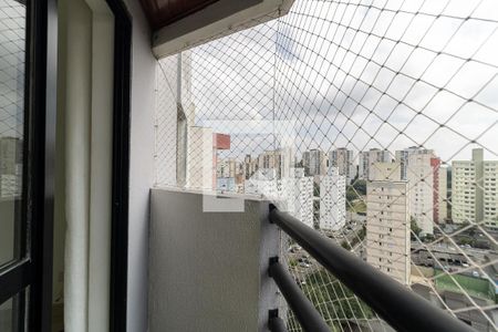 Varanda da Sala de apartamento à venda com 2 quartos, 48m² em Jardim Celeste, São Paulo