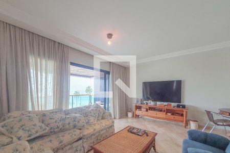 Sala 1 de apartamento para alugar com 4 quartos, 186m² em Parque Enseada, Guarujá