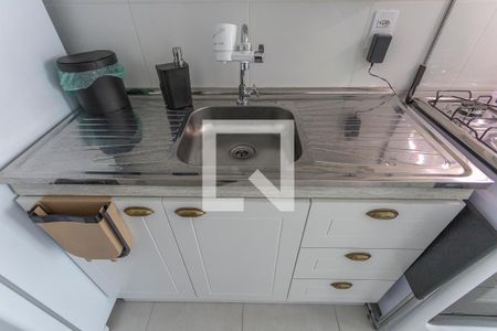 Cozinha de kitnet/studio à venda com 1 quarto, 28m² em Água Branca, São Paulo