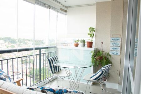 Varanda da Sala de apartamento para alugar com 2 quartos, 70m² em Jardim Leonor Mendes de Barros, São Paulo