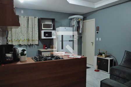 Sala/Cozinha de apartamento para alugar com 1 quarto, 45m² em Jardim Algarve, Alvorada