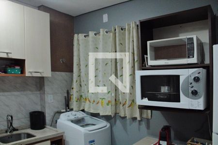 Cozinha de apartamento para alugar com 1 quarto, 45m² em Jardim Algarve, Alvorada