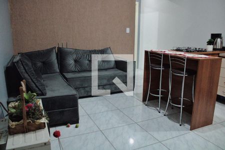 Sala/Cozinha de apartamento para alugar com 1 quarto, 45m² em Jardim Algarve, Alvorada