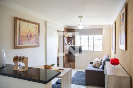 Sala de apartamento à venda com 2 quartos, 41m² em Loteamento Parque São Martinho, Campinas