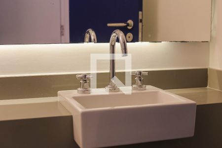 Lavabo de apartamento para alugar com 3 quartos, 127m² em Gonzaga, Santos