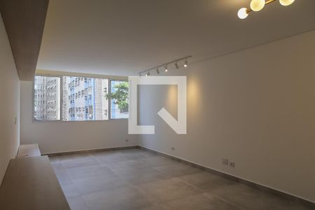 Sala de apartamento para alugar com 3 quartos, 127m² em Gonzaga, Santos