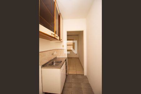 Cozinha de kitnet/studio à venda com 1 quarto, 18m² em Centro Histórico, Porto Alegre